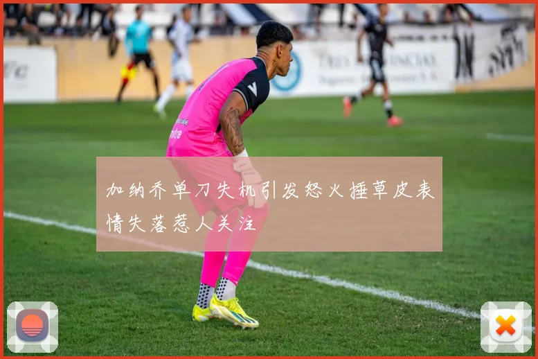 加纳乔单刀失机引发怒火捶草皮表情失落惹人关注