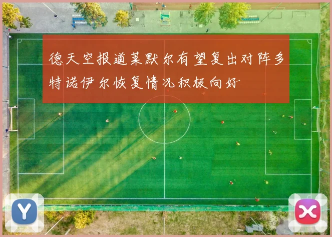 德天空报道莱默尔有望复出对阵多特诺伊尔恢复情况积极向好